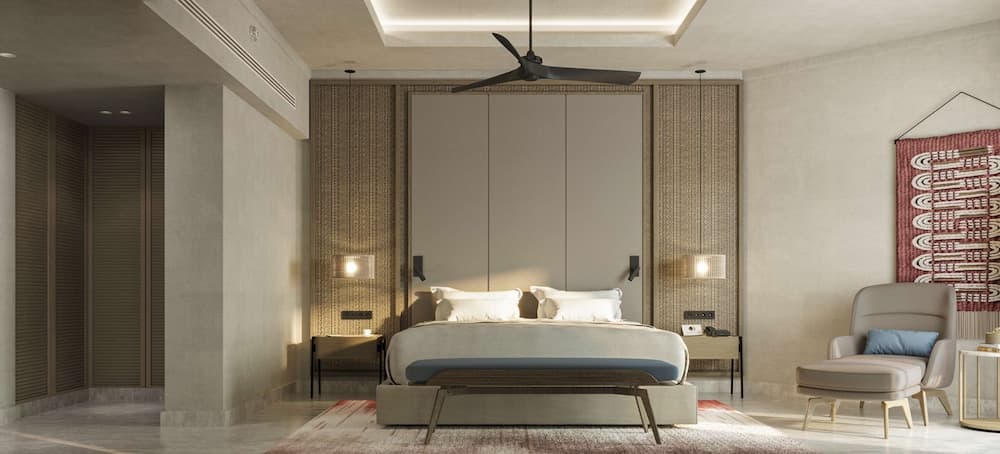 Precedential suite , king bed, sea view , Beachside